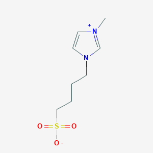 4-(1-Methyl-1H-imidazol-3-ium-3-yl)butane-1-sulfonate chemical structure (CAS 179863-07-1)