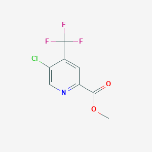 Methyl 5-chloro-4-(trifluoromethyl)picolinate chemical structure (CAS 1798842-76-8)