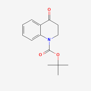 N-Boc-3,4-dihydroquinoline-4(2H)-one chemical structure (CAS 179898-00-1)
