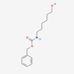 Benzyl (6-hydroxyhexyl)carbamate chemical structure (CAS 17996-12-2)