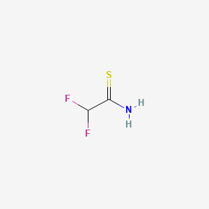 2,2-Difluoroethanethioamide chemical structure (CAS 180002-32-8)