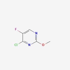 4-Chloro-5-fluoro-2-methoxypyrimidine chemical structure (CAS 1801-06-5)