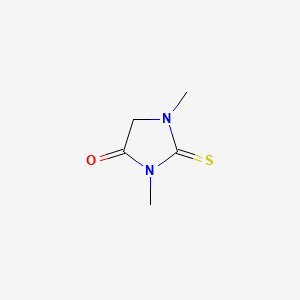 1,3-Dimethyl-2-thioxoimidazolidin-4-one chemical structure (CAS 1801-62-3)