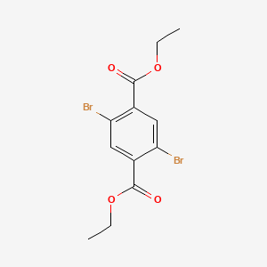 Diethyl 2,5-dibromoterephthalate chemical structure (CAS 18013-97-3)
