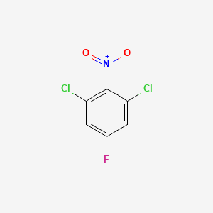 1,3-Dichloro-5-fluoro-2-nitrobenzene chemical structure (CAS 180134-21-8)