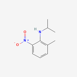 N-Isopropyl-2-methyl-6-nitroaniline chemical structure (CAS 180207-82-3)