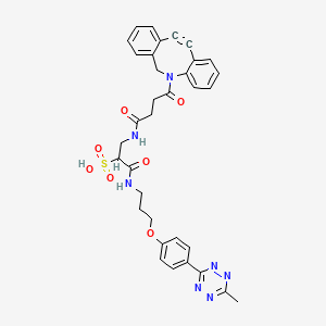 Methyltetrazine-DBCO chemical structure (CAS 1802238-48-7)