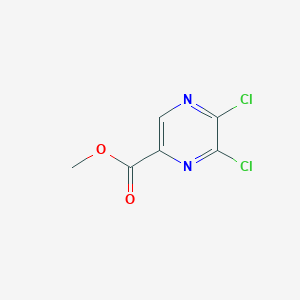 Methyl 5,6-dichloropyrazine-2-carboxylate chemical structure (CAS 1802251-49-5)