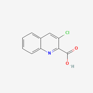 3-Chloroquinoline-2-carboxylic acid chemical structure (CAS 1803567-61-4)