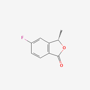 (S)-5-Fluoro-3-methylisobenzofuran-1(3H)-one chemical structure (CAS 1803573-19-4)