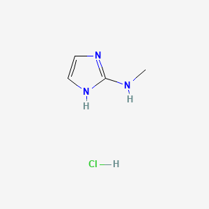 N-Methyl-1H-imidazol-2-amine hydrochloride chemical structure (CAS 1803581-76-1)
