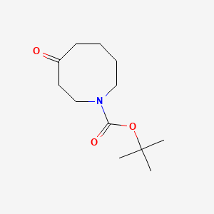 tert-Butyl 4-oxoazocane-1-carboxylate chemical structure (CAS 1803599-91-8)