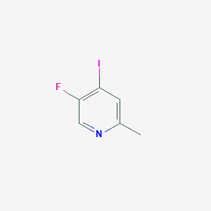 5-Fluoro-4-iodo-2-methylpyridine chemical structure (CAS 1803765-68-5)