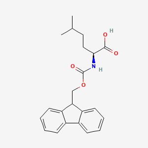 Fmoc-HoLeu-OH chemical structure (CAS 180414-94-2)