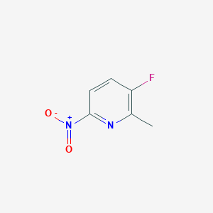 3-Fluoro-2-methyl-6-nitropyridine chemical structure (CAS 1805069-44-6)