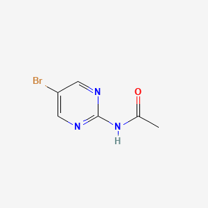 N-(5-Bromopyrimidin-2-yl)acetamide chemical structure (CAS 180530-15-8)