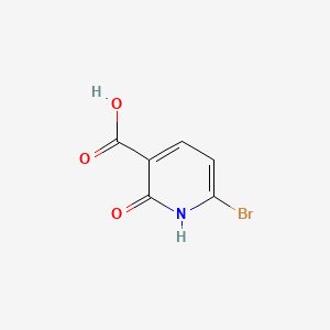 6-Bromo-2-oxo-1,2-dihydropyridine-3-carboxylic acid chemical structure (CAS 1805506-21-1)