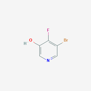 5-Bromo-4-fluoropyridin-3-ol chemical structure (CAS 1805515-34-7)