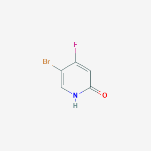5-Bromo-4-fluoropyridin-2-ol chemical structure (CAS 1805590-93-5)