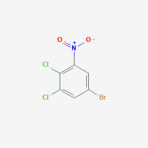 5-Bromo-1,2-dichloro-3-nitrobenzene chemical structure (CAS 1805596-72-8)
