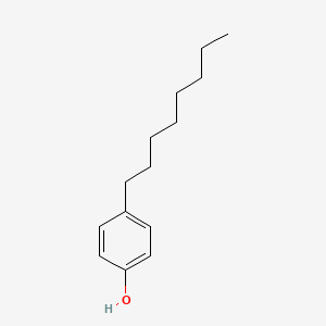 4-Octylphenol chemical structure (CAS 1806-26-4)