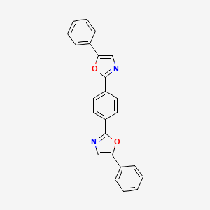1,4-Bis(5-phenyloxazol-2-yl)benzene chemical structure (CAS 1806-34-4)