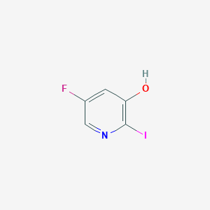 5-Fluoro-2-iodopyridin-3-ol chemical structure (CAS 1806294-25-6)