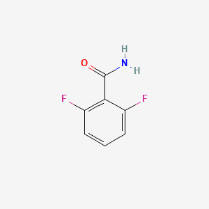 2,6-Difluorobenzamide chemical structure (CAS 18063-03-1)