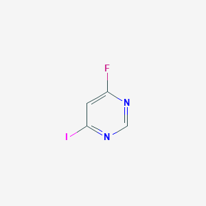 4-Fluoro-6-iodopyrimidine chemical structure (CAS 1806337-84-7)