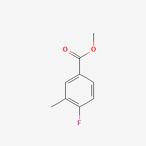 Methyl 4-fluoro-3-methylbenzoate chemical structure (CAS 180636-50-4)