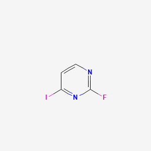 2-Fluoro-4-iodopyrimidine chemical structure (CAS 1806392-49-3)