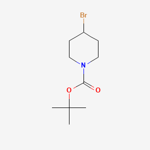 N-Boc-4-Bromopiperidine chemical structure (CAS 180695-79-8)