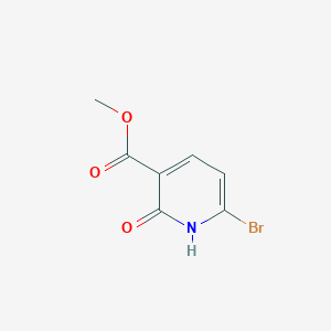 Methyl 6-bromo-2-oxo-1,2-dihydropyridine-3-carboxylate chemical structure (CAS 1807201-84-8)
