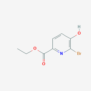 Ethyl 6-bromo-5-hydroxypicolinate chemical structure (CAS 1807260-74-7)