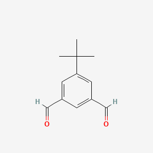 5-tert-Butylbenzene-1,3-dicarbaldehyde chemical structure (CAS 180740-69-6)
