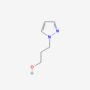 3-(1-Pyrazolyl)-1-propanol chemical structure (CAS 180741-37-1)