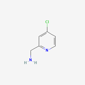 (4-Chloropyridin-2-yl)methanamine chemical structure (CAS 180748-30-5)