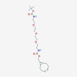 Endo-BCN-PEG3-Boc-amine chemical structure (CAS 1807501-84-3)