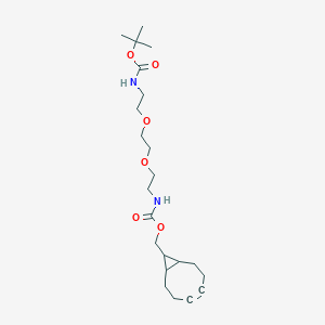 Exo-BCN-PEG2-Boc-amine chemical structure (CAS 1807501-87-6)
