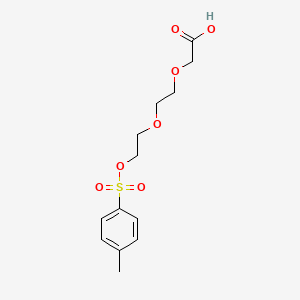 Tos-peg3-ch2co2h chemical structure (CAS 1807537-35-4)
