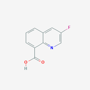 3-Fluoroquinoline-8-carboxylic acid chemical structure (CAS 1807542-81-9)