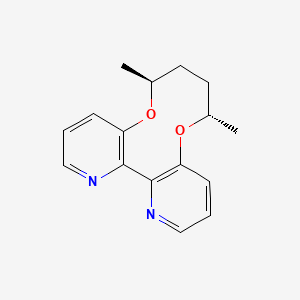 (6S,9S,14aR)-6,9-Dimethyl-6,7,8,9-tetrahydro-[1,6]dioxecino[3,2-b:4,5-b']dipyridine chemical structure (CAS 1808220-75-8)