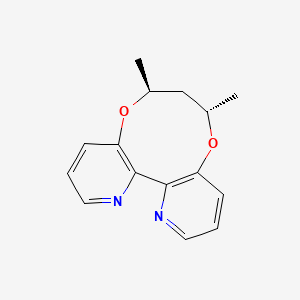 (6S,8S,13aR)-7,8-Dihydro-6,8-dimethyl-6H-[1,5]dioxonino[7,6-b:8,9-b']dipyridine chemical structure (CAS 1808220-99-6)