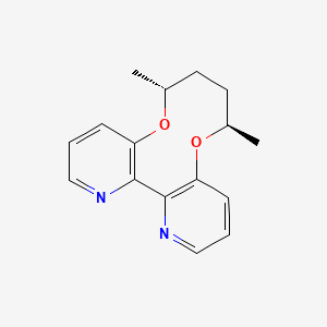 (6R,9R,14aS)-6,9-Dimethyl-6,7,8,9-tetrahydro-[1,6]dioxecino[3,2-b:4,5-b']dipyridine chemical structure (CAS 1808221-00-2)