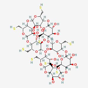 Mercaptogamma-cyclodextrin chemical structure (CAS 180839-61-6)