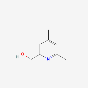 (4,6-Dimethylpyridin-2-yl)methanol chemical structure (CAS 18087-99-5)