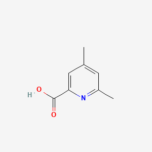 4,6-Dimethylpicolinic acid chemical structure (CAS 18088-10-3)