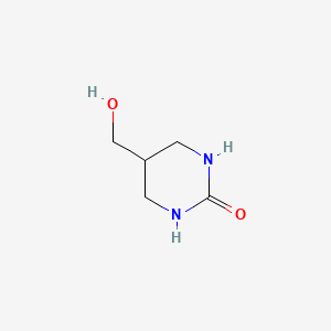 5-(Hydroxymethyl)tetrahydropyrimidin-2(1H)-one chemical structure (CAS 1808936-61-9)