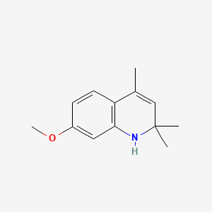 7-Methoxy-2,2,4-trimethyl-1,2-dihydroquinoline chemical structure (CAS 1810-74-8)