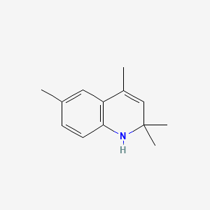 2,2,4,6-Tetramethyl-1,2-dihydroquinoline chemical structure (CAS 1810-78-2)